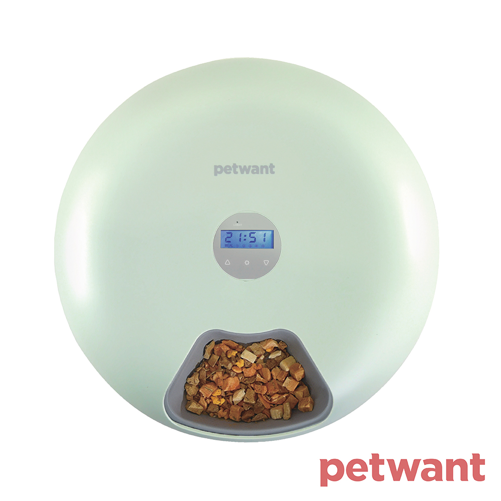 單筆滿$2000登記送200P幣PETWANT APP智慧型寵物餵食器 PF-103