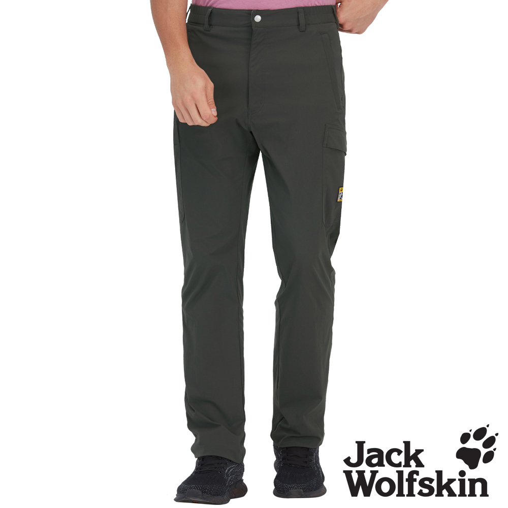 【Jack Wolfskin 飛狼 】男 親膚多口袋快乾彈性休閒長褲 登山褲『棕』