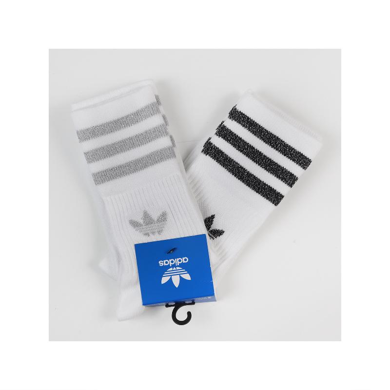 adidas è¥ªå­ Glitter Crew ç½ ç° é» ç·å¥³æ¬¾ é·è¥ª ä¸­ç­è¥ª éè¥ ä¸ç· ä¸èè æè¿ªé HC9561 - PChome 24hè³¼ç©