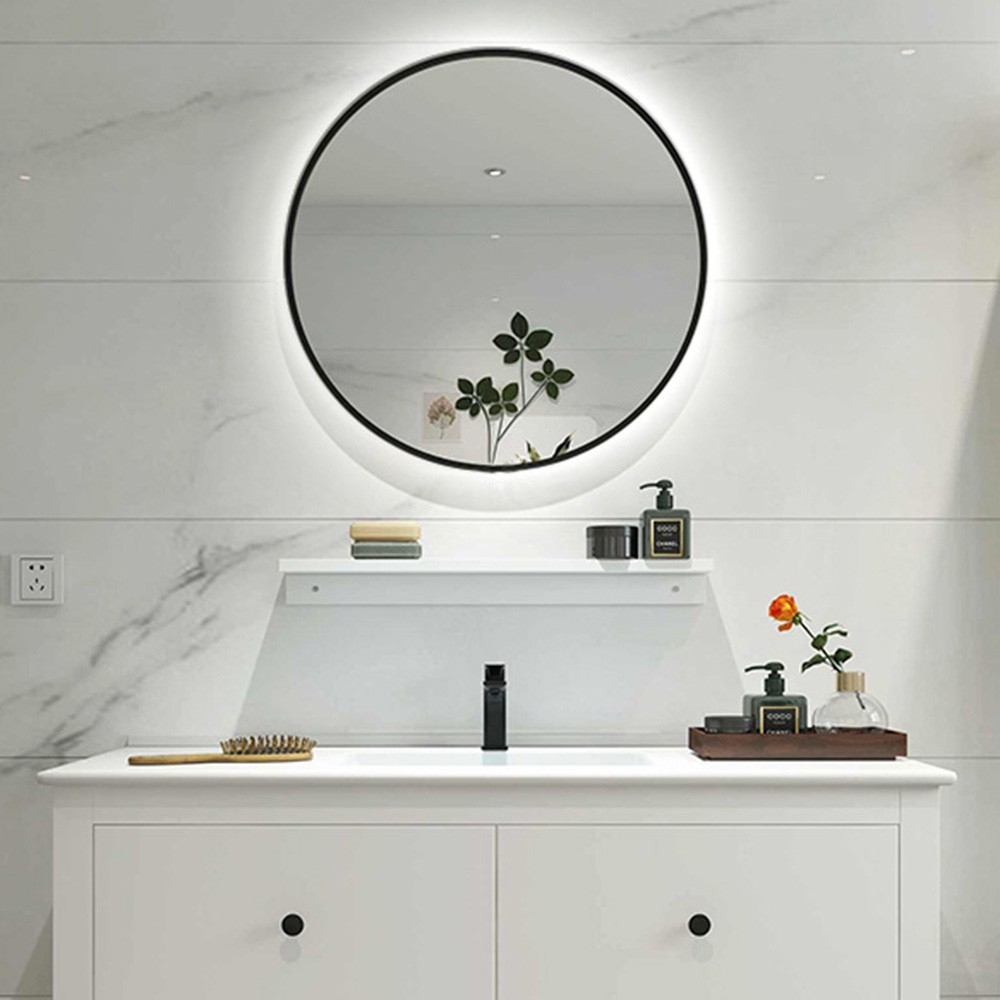 納得できる割引 株式会社アイビー 鏡の直販店洗面鏡 化粧鏡 トイレ鏡 浴室鏡 クリスタルミラーシリーズ オーバル