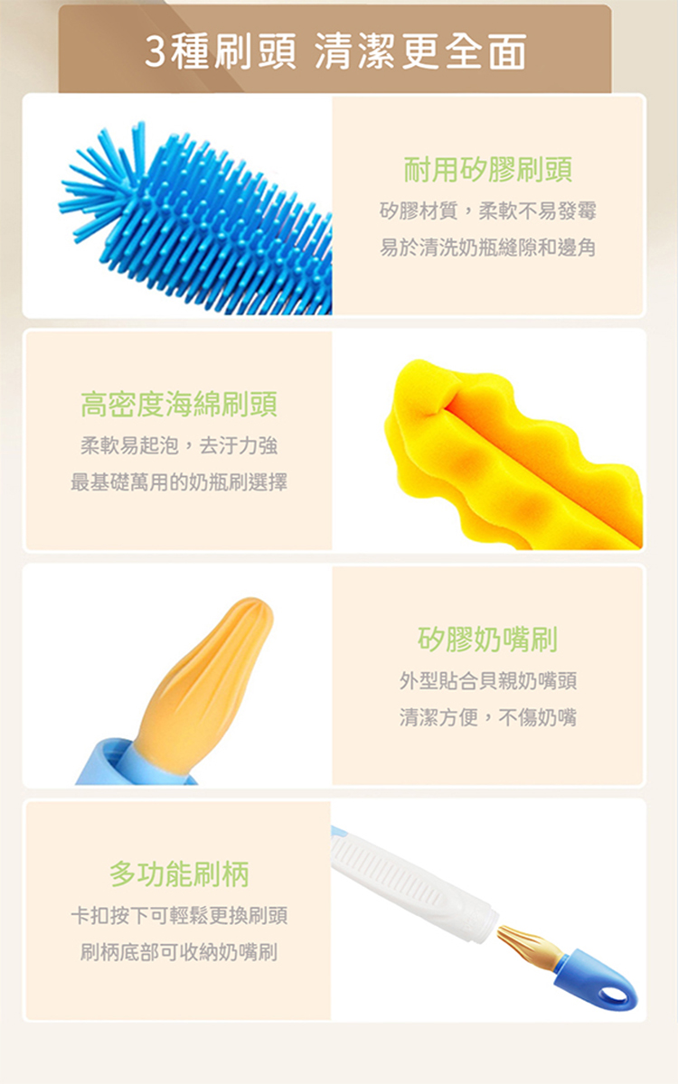 貝親 Pigeon - 矽膠奶嘴刷