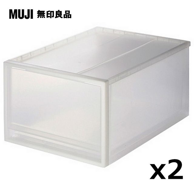 MUJI 無印良品自由組合收納包/長方形.小.縱型/橘色/17*9.5*2.7cm - PChome 24h購物
