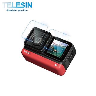 TELESIN INSTA360 ONE R 4K鏡頭螢幕玻璃保護貼