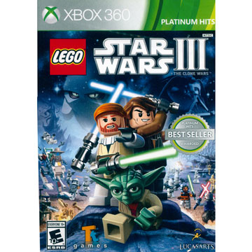 XBOX360《樂高星際大戰 3：複製人戰爭 LEGO STAR WARS 3》英文美版