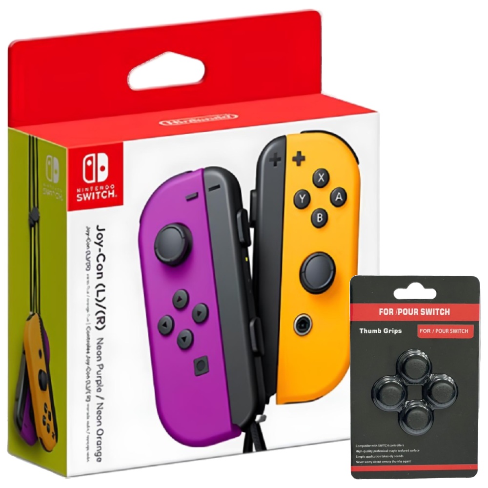 Nintendo Switch ジョイコン 高耐久スティック交換済み 紫 橙 Nintendo Switch ジョイコン 高耐久スティック交換済み 紫 橙