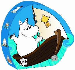 Moomin &amp; The Sea  嚕嚕米與大海拼圖（外文書）
