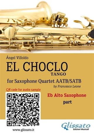 Alto Saxophone part "El Choclo" tango for Sax Quartet(Kobo/電子書)