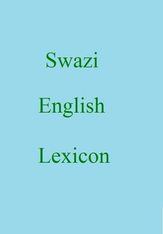 Swazi English Lexicon(Kobo/電子書)