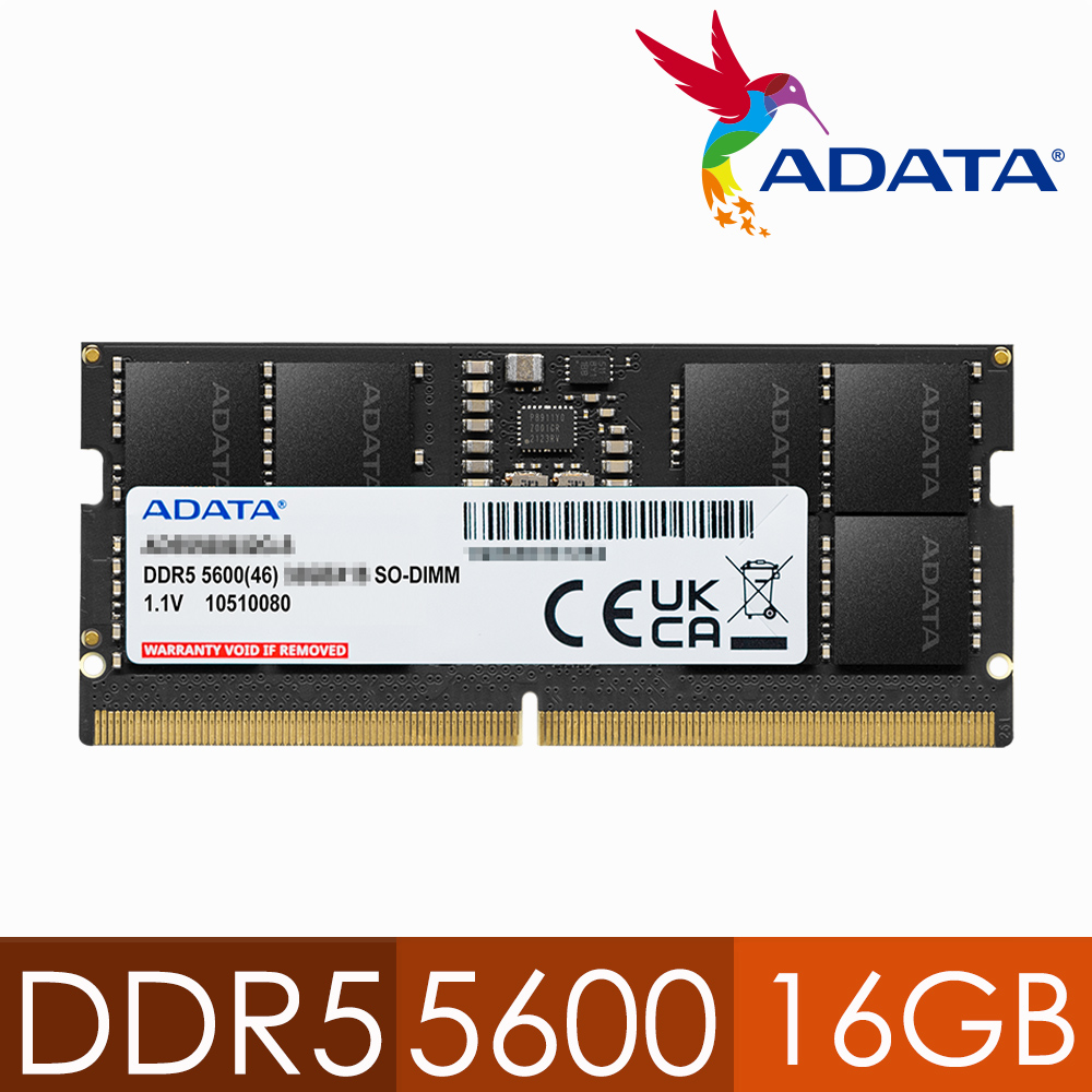 Kingston 金士頓DDR5 5600 16GB 筆記型記憶體(KVR56S46BS8-16