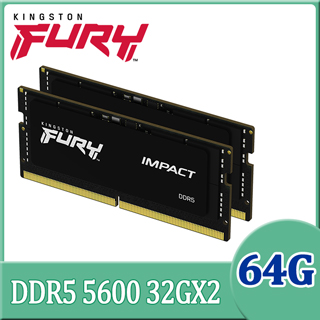 Kingston 金士頓DDR5 5600 32GB 筆記型記憶體(KVR56S46BD8-32