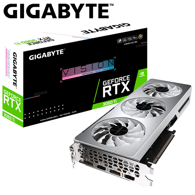技嘉 GeForce RTX™ 3060 Ti VISION OC 8G (rev. 2.0) 顯示卡+Z590M GAMING X+650W