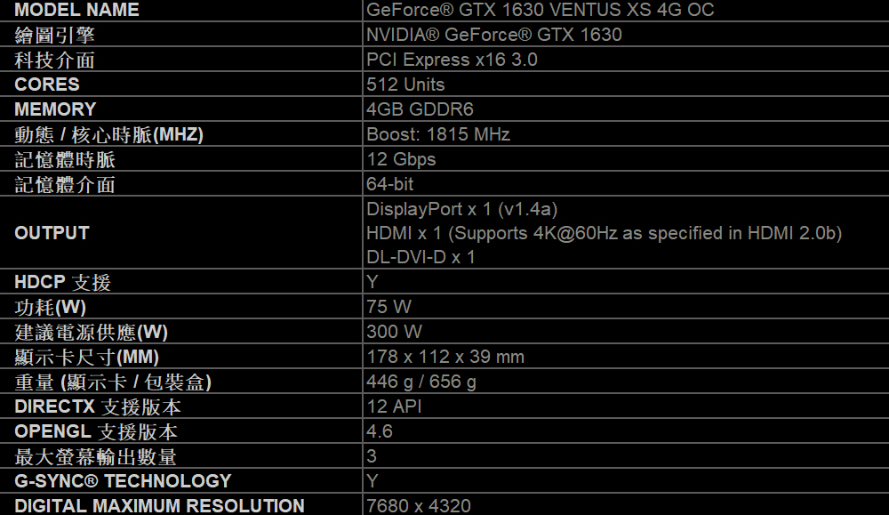 15217円 最大62%OFFクーポン MSI GeForce GTX 1630 VENTUS XS 4G OC
