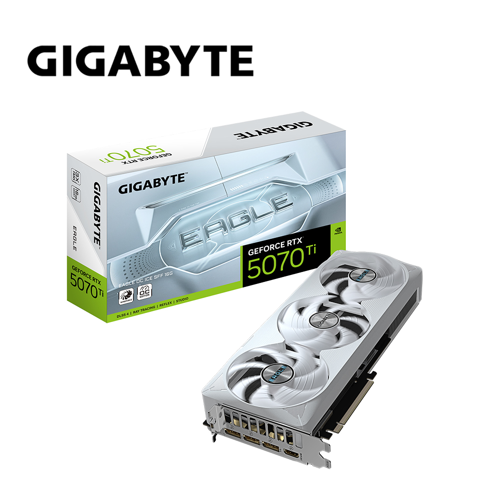 GIGABYTE 技嘉RTX 5070 EAGLE OC ICE SFF 12G 顯示卡+酷碼Cooler