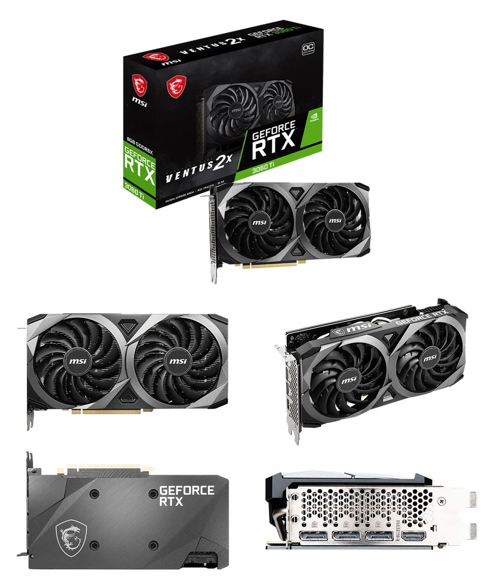 微星GeForce RTX3060 Ti VENTUS 2X 8GD6X OC 顯示卡- PChome 24h購物