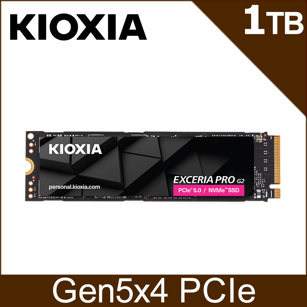 KIOXIA 鎧俠Exceria Pro SSD M.2 2280 PCIe NVMe 1TB Gen4x4 - PChome