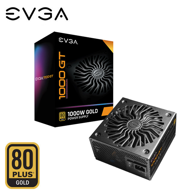 艾維克 EVGA 1000 GT 1000W 80PLUS 金牌 全模組 電源供應器
