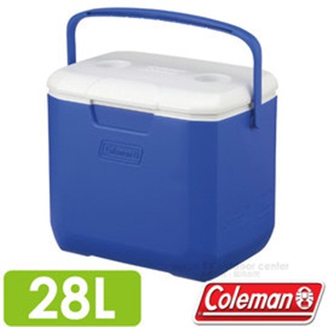 【美國 Coleman】EXCURSION 海洋藍冰箱 28L.保冷保冰箱.冰筒_CM-27861