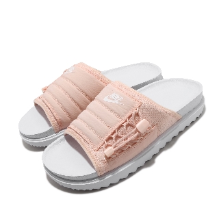 Nike 涼拖鞋 Asuna Slide 套腳 女鞋 輕便 舒適 夏日 簡約 穿搭 白 粉 CI8799100 CI8799-100